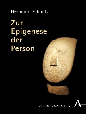 cover image of Zur Epigenese der Person